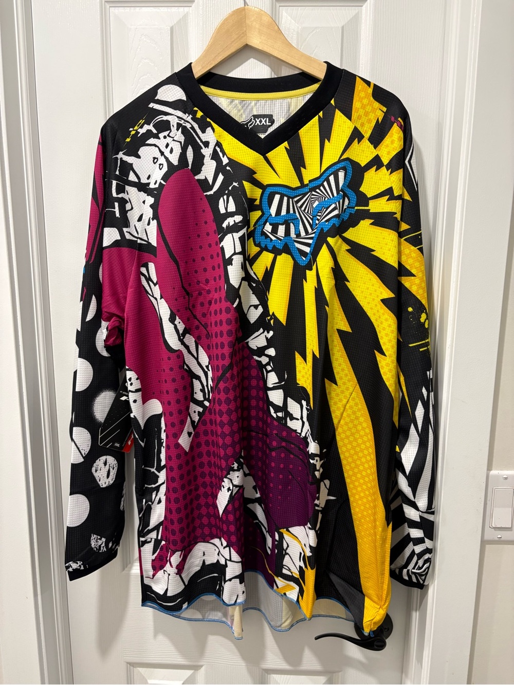Fox racing all over print jersey mens 2XL new with tags motocross